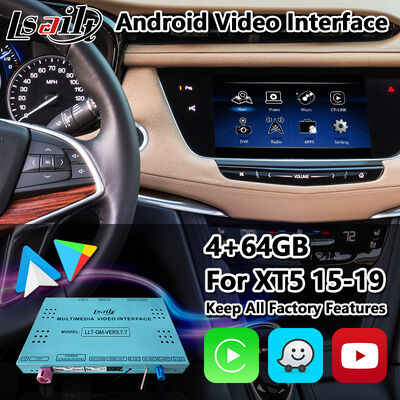 Antarmuka Video CarPlay Android Lsailt untuk Sistem CUE Cadillac XT5 Platinum 2016-2019