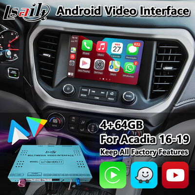 Lsailt Android GPS Navigasi Sistem Carplay Interface untuk 2016-2019 GMC Acadia Intellilink System