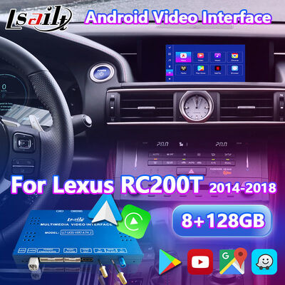 Lsailt Android Car Video Interface untuk 2014-2018 Lexus RC 350 RC200t RC300h RC350 RCF RC300