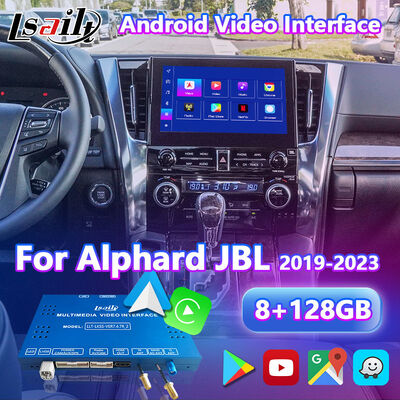 Lsailt Android Carplay Video Interface untuk 2019 -2023 Toyota Alphard Vellfire JBL Versi Tinggi