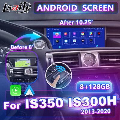 Lsailt Android Carplay Multimedia Screen untuk 2013-2020 Lexus IS 250 IS200T IS300 IS350 IS300h IS250