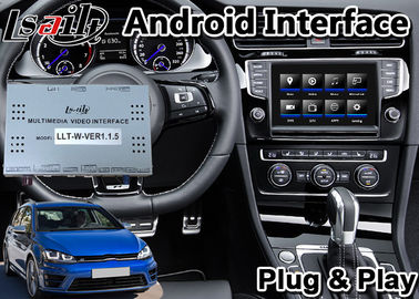 Antarmuka Video Android 9.0 untuk Volkswagen Golf 7 / Seat Leon / tiguan / polo, Navigasi GPS untuk Tahun 2014-2017 mib2