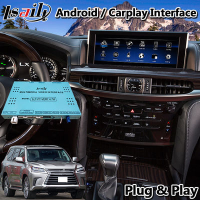 Lsailt Android Carplay Multimedia Video Interface Untuk 2016-2021 Lexus LX 570