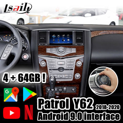 Lsailt PX6 4GB CarPlay &amp; antarmuka video Android dengan Netflix, YouTube, Android Auto untuk 2018-sekarang Patroli Y62
