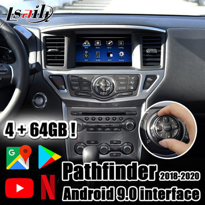 Lsailt PX6 4GB CarPlay &amp; antarmuka video Android dengan google, youtube, Android Auto untuk 2018-sekarang Pathfiner R52