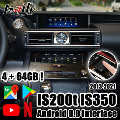 Android GPS Navigator untuk LEXUS 2013-2021 Android Auto Interface dengan carplay nirkabel IS200t IS350 oleh Lsailt