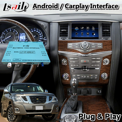 Lsailt 4+64GB Android Video Interface GPS Navigasi Carplay untuk Nissan Patrol Y62 2012-2017