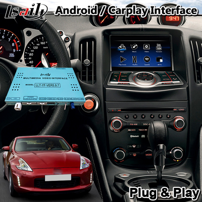 Lsailt 4 64GB Android Antarmuka Video Multimedia Carplay Untuk Nissan 370Z