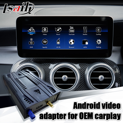 Cortex Carplay 64GB Android Interface Box RK3399 HDMI Untuk Mercedes Benz