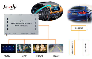 Suku Cadang Mobil Multimedia Antarmuka Video Honda GPS Navi untuk Drive Tangan Kanan / Kiri HR-V, Kamera Belakang