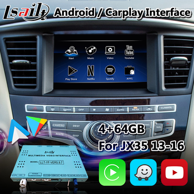 Antarmuka Video Multimedia Android untuk Infiniti QX60 Dengan Carplay Otomatis Android Nirkabel