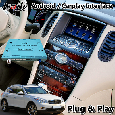 Lsailt Android Multimedia Video Interface untuk Infiniti EX35 Dengan Wireless Carplay android auto