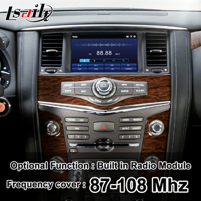 Lsailt 8 Inch Android Carplay Screen untuk Nissan Patrol Y62 Pathfinder 2011-2017 Dengan Wireless Android Auto