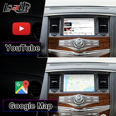 Lsailt 8 Inch Android Carplay Screen untuk Nissan Patrol Y62 Pathfinder 2011-2017 Dengan Wireless Android Auto