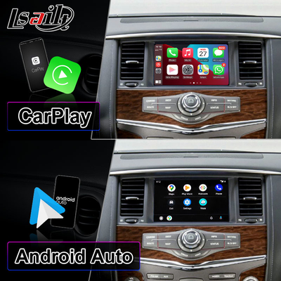 Layar Multimedia Mobil Lsailt untuk Nissan Patrol Y62 2011-2017 Dengan Wireless Android Auto Carplay