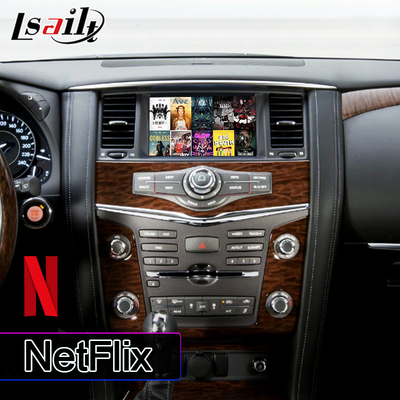 Layar Multimedia Mobil Lsailt untuk Nissan Patrol Y62 2011-2017 Dengan Wireless Android Auto Carplay