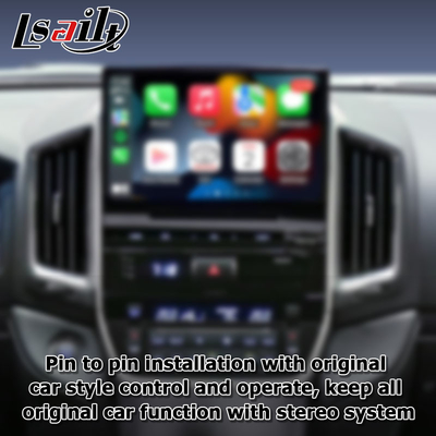 Kotak navigasi mobil Android 13 untuk Toyota LC200 GXR Fujitsu unit Carplay waze youtube tampilan belakang dll