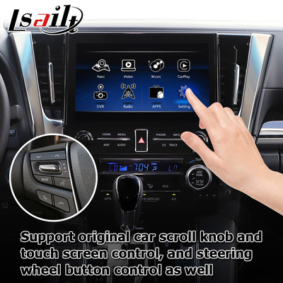 Antarmuka multimedia carplay nirkabel otomatis Android untuk Toyota Alphard Vellfire JBL