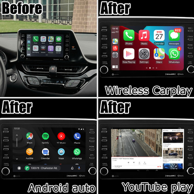 Toyota C-HR CHR Android 13 antarmuka multimedia dengan wireless android auto carplay