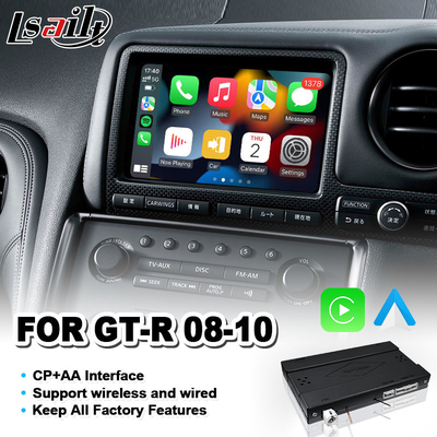 Lsailt Android Auto Carplay Antarmuka Untuk Nissan GTR GT-R R35 Nismo 2008-2010