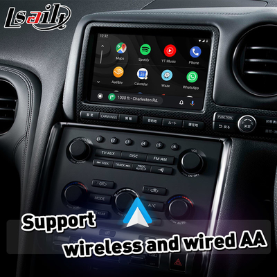 Lsailt Android Auto Carplay Antarmuka Untuk Nissan GTR GT-R R35 Nismo 2008-2010