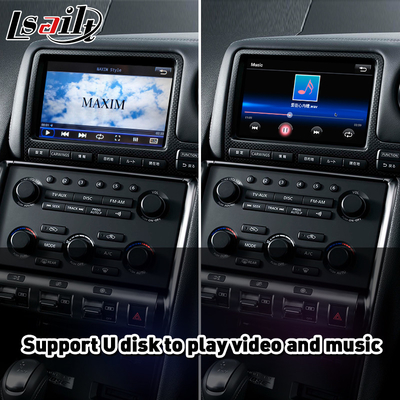 Lsailt Android Auto Carplay Antarmuka Untuk Nissan GTR GT-R R35 Nismo 2008-2010