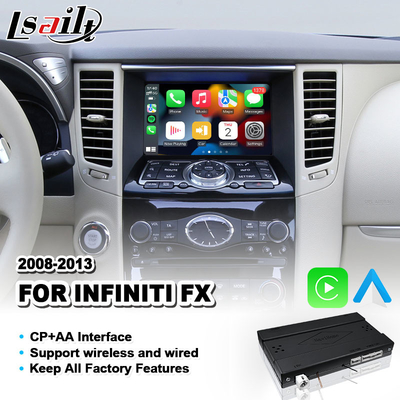 Lsailt Nirkabel Android Auto Carplay Antarmuka untuk Infiniti FX FX30dS FX35 FX37 FX50 Tahun 2008-2013