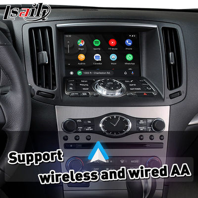 Wireless Android Auto Carplay Interface untuk 2008-2013 Infiniti G37X G25 G35 G37S G35x G25X G37