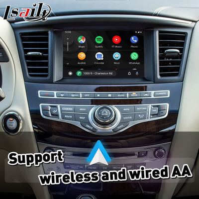 Lsailt Android Auto CP AA OEM Integrasi Carplay Interface untuk Infiniti JX35 2011-2013