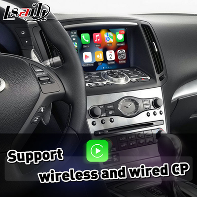 Lsailt Android Auto CP AA OEM Integrasi Carplay Interface Untuk Infiniti Q60 2013-2016