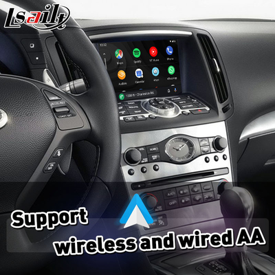 Lsailt Android Auto CP AA OEM Integrasi Carplay Interface Untuk Infiniti Q60 2013-2016