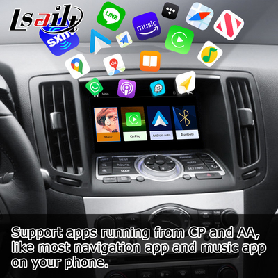 Modul mobil android carplay nirkabel untuk Infiniti G37 G25 Q40 Q60 370GT skyline 08IT