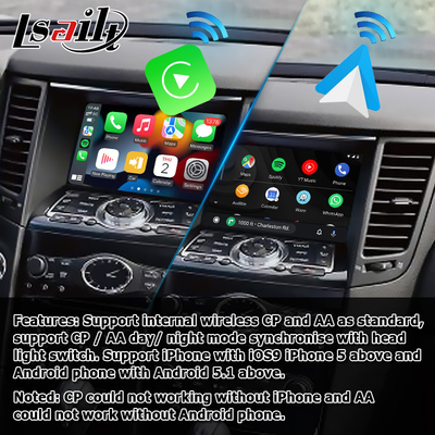 Carplay nirkabel kotak antarmuka otomatis android untuk Infiniti FX35 FX37 FX50 QX70
