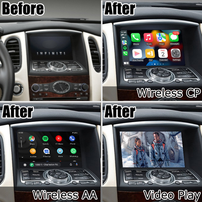Wireless android auto carplay untuk kotak modul Infiniti EX35 EX25 EX37 QX50 EX IT08 08IT