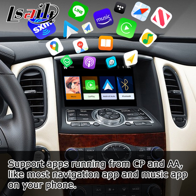 Wireless android auto carplay untuk kotak modul Infiniti EX35 EX25 EX37 QX50 EX IT08 08IT