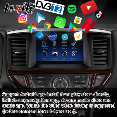 Layar multimedia Android Nissan Pathfinder R52 meng-upgrade sistem IT06 06It carplay