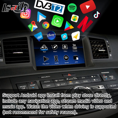 Layar sentuh multi jari Infiniti M35 M45 Nissan Fuga HD meningkatkan antarmuka video otomatis android carplay