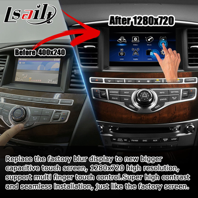 HD layar sentuh multi jari carplay android auto upgrade untuk Infiniti QX60 JX35 2013-2016 IT06