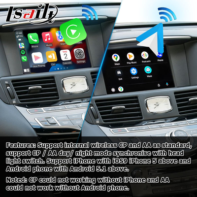 Infiniti Q70 M35 M35h M45 Nissan Fuga Android carplay peningkatan sentuhan multi jari