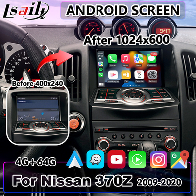 Lsailt 7 Inci Android Multimedia Video Antarmuka Carplay Layar Untuk Nissan 370Z