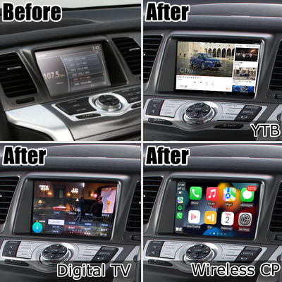 Nissan Murano Z51 Android Layar HD upgrade Android auto carplay Youtube waze Netflix play