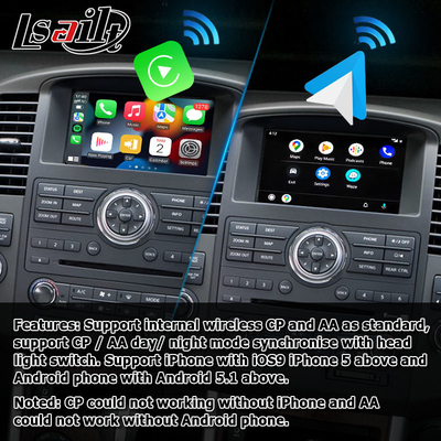 Upgrade layar sentuh multi jari HD untuk Nissan Pathfinder R51 carplay android auto