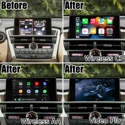 Lexus NX wireless carplay android auto screen mirroring antarmuka proyeksi NX300g NX200t