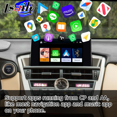 Lexus NX wireless carplay android auto screen mirroring antarmuka proyeksi NX300g NX200t
