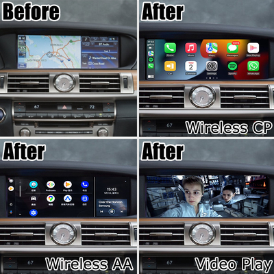 Upgrade carplay nirkabel untuk Lexus LS600h LS460 2012-2017 12 display android auto screen mirroring oleh Lsailt
