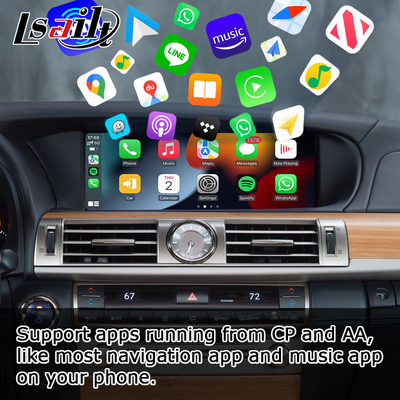 Upgrade carplay nirkabel untuk Lexus LS600h LS460 2012-2017 12 display android auto screen mirroring oleh Lsailt