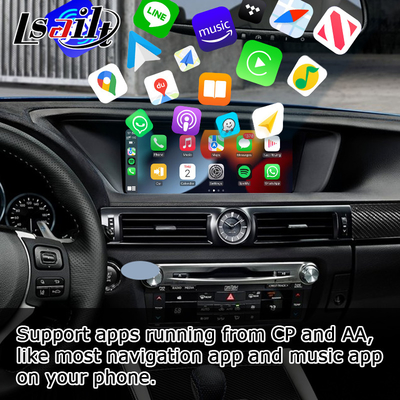 Antarmuka mobil android carplay nirkabel untuk Lexus GS450h GS350 GS200t oleh Lsailt