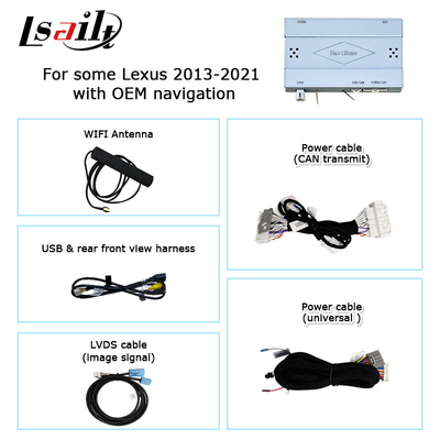 Lexus LX570 LX450d wireless carplay android auto multimedia interface screen mirroring Lsailt