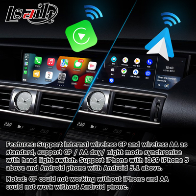 Lexus IS350 IS200t IS300 IS300h wireless caprlay android auto box screen mirroring