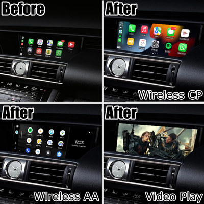 Lexus IS350 IS200t IS300 IS300h wireless caprlay android auto box screen mirroring
